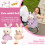 Λούτρινο Παιχνίδι Sweetheart Bunny Μαλακό 40cm PP Βαμβάκι 1