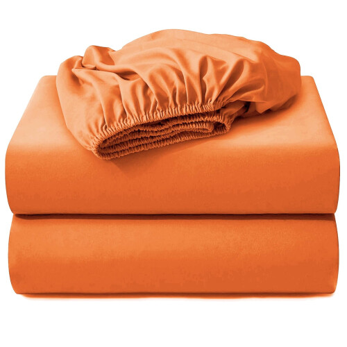 Lençol de baixo tamanho King (78x80 polegadas), 100% microfibra, com bolsos profundos, sem rugas e refrescante, ideal para casa, dormitório e