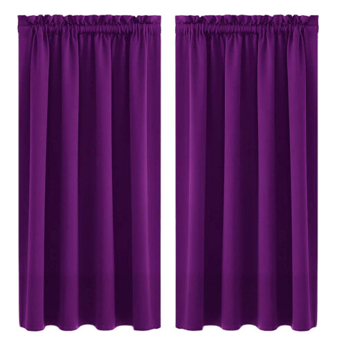 Cortinas térmicas blackout de 63 polegadas (160 cm), painel de 38 polegadas (97 cm) de largura, com bolso para varão, à prova de som e que