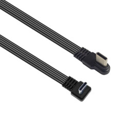 Câble coudé à droite vers USB-C avec transfert de données et charge rapide 45 W pour téléphone