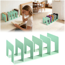 Acryl postsorteerrek, 38 cm (15 inch) transparante bureau-envelophouder met tussenschotten, verticale documentenhouder voor het sorteren van facturen