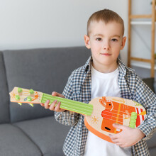 Dětská kytara a ukulele s nylonovými strunami – vzdělávací hudební hračka pro začátečníky, kompatibilní s raným vzděláváním a