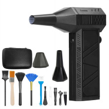 Electric Air Duster Mini Blower, Portable Brushless Motor Rechargeable Compressed Air Duster for Keyboard, Electronic Devices, Home, Car