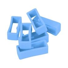 Lot de 6 boucles de bracelet en silicone de 22 mm – Compatibles avec les montres connectées de sport