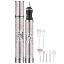 Professional Electric Nails Drill 15000RPM Rechargeable for Acrylics Gel Nails Manicure and Pedicure Polishing Device