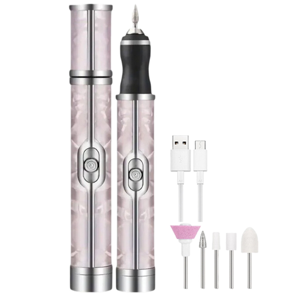 Professional Electric Nails Drill 15000RPM Rechargeable for Acrylics Gel Nails Manicure and Pedicure Polishing Device