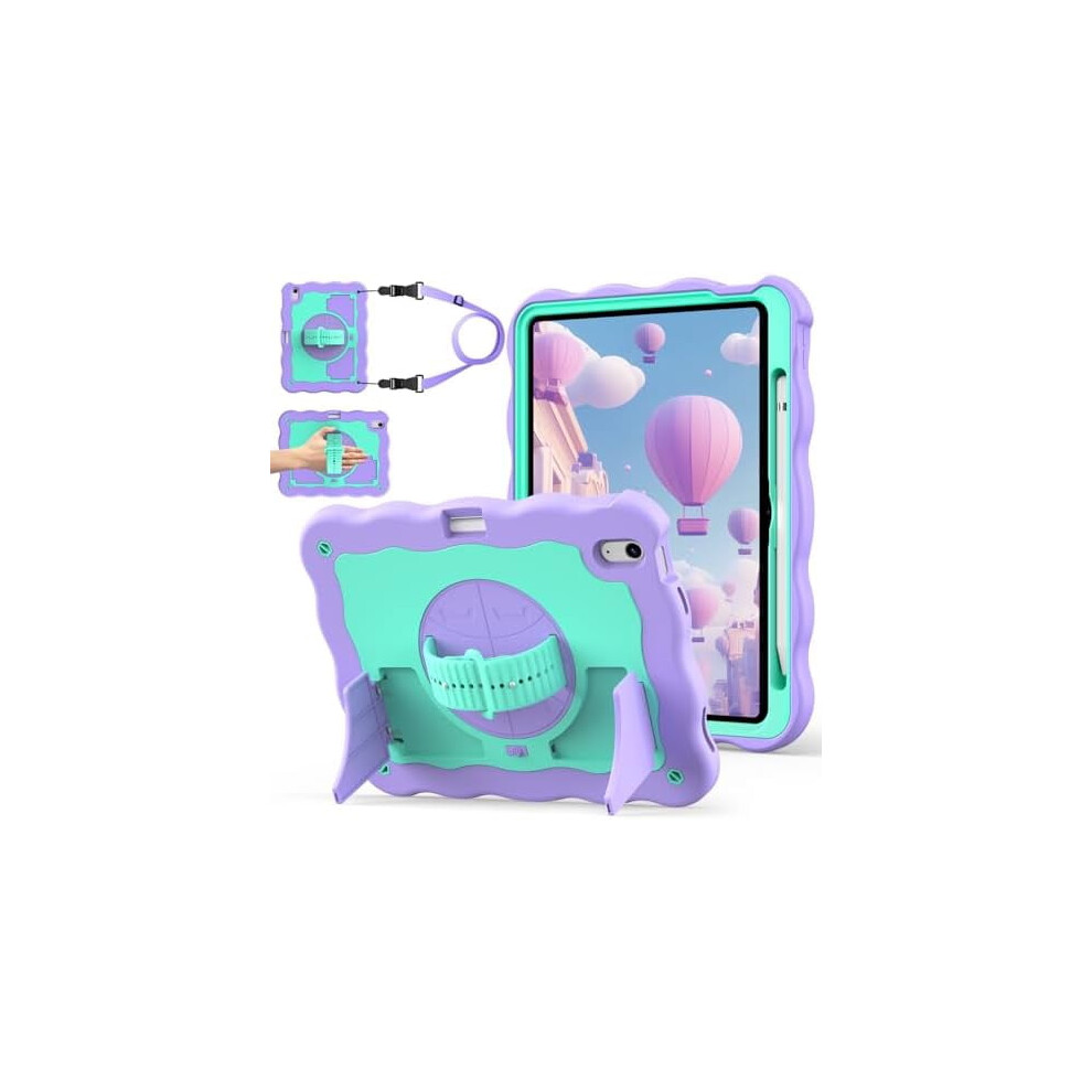 Ipad Case Heavy Duty Shockproof With Pencil Holder And 968604311857