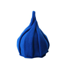Trendy Winter Kids Pointed Knitted Beanie Hat for Boys and Girls, Children's Style (Royal )