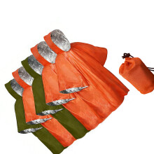 5Pcs Portable Emergency Outerwear With Heat Reflection For Wild
