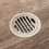 4 inch round shower drain with removable strainer cover 2