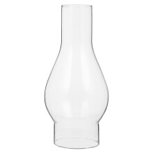 Abat-jour cheminée en verre transparent vintage pour bricolage et résistant au vent