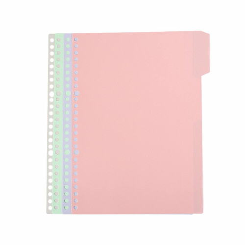A4 Binder Dividers with Write-On Tabs, 4-Pc Set, 4 Colors, Compatible with 3-Ring Binders 1
