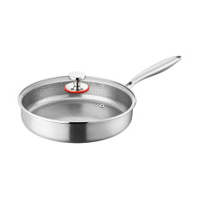 Titanium Home Frying Pan Grade Non Stick Cookware Without Coating Advanced Scratch Durable Utensil 51Cm Utility