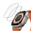 Protetor de ecrã em vidro temperado compatível com Apple Watch Ultra 49mm, pack de 2 1