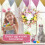 Artificial Floral Wreath Set of 6 4