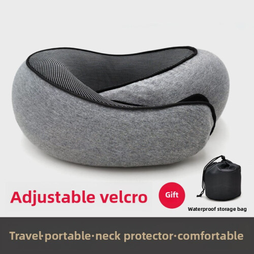 Reiskussen in U-vorm van traagschuim met accessoires 1