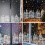 White Christmas Window Clings Winter Glass Decals 8 Sheets 3