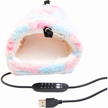 Beheizbares Vogelnest per USB – Baumwollfutter, 41 C einstellbar