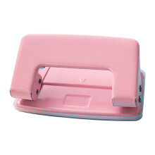 Hole Punch Plastic Metal Double Hole Paper Puncher 6mm Hole Spacing Desktop Paper Punching Tool For 1mm Thick Paper