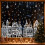 White Christmas Window Clings Winter Glass Decals 8 Sheets 8
