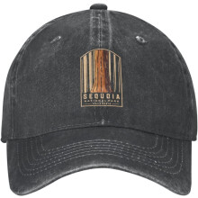 Baseball Hats Hiking Ball Caps for Men's Workout Hats Quick Dry Sequoia Tree National Park Low Profile Hats