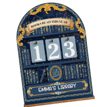 Bücher lesen dieses Jahr Counter Fantasy Book Trackers Schild-C