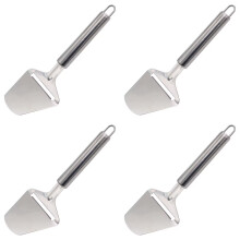 4PCS Stainless Steel Cheese Slicer, 8.7" Handheld Cutter with Ergonomic Grip – for Hard/Soft Cheeses, Sandwiches, Charcuterie & Cooking