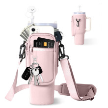 Gobelet isotherme de 1,2 L (40 oz) avec poignée et couvercle, tasse de voyage étanche pour boissons chaudes/froides – Convient pour une