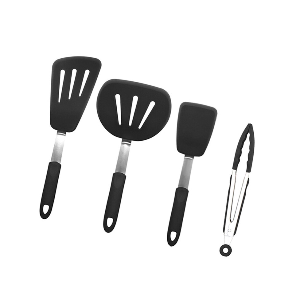 Flexible Kitchen Spatula Silicone Heat-Fried Fish Spatula 4 7696001556887