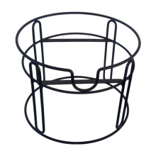 Support distributeur de boissons avec panier léger et simple, verre métallique de rechange.