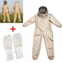 Sting-Proof Bee Suit with Gloves for Men & Women – Wasp Protection Beekeeping Suit, XXL, compatible with standard beekeeping gear