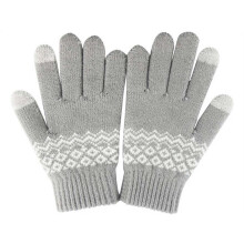 Dames winterhandschoenen voor koud weer, warme gebreide handschoenen voor touchscreengebruik, zacht fluweel met fleecevoering, winteraccessoire voor