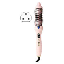 Straightening And Curling Hair Brush With 15 Heat Levels-YHF