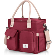 Grand sac à lunch isotherme pour adultes, sac isotherme à large ouverture avec bandoulière, Loncheras para Mujer, sac à lunch fourre-tout pour