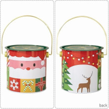 Farmhouse Cookie Jar with Airtight Lid – Vintage Christmas Kitchen Decor, Large Storage for Cookies, Candy & Desserts
