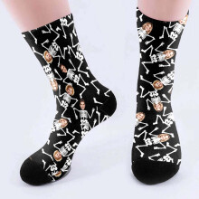 Casual DIY kerst- of jubileumsokken met gepersonaliseerde print