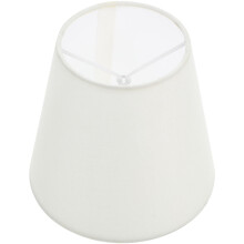 Abat-jour beige en tissu facile Ă installer, Ă clipser, pour lampes de table