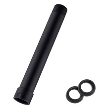Round Shower Head Extension Rod Replacement Shower Extender Stainless Steel Modern Shower Extension Pipe Easy to Install