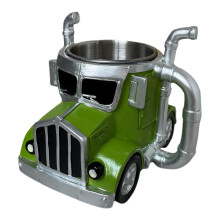 Mug artisanal en forme de camion, mug pour chauffeur routier, mug pour semi-remorque, parfait pour les routiers et les amateurs de café – Cadeau