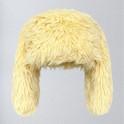 Winter Hat With Rabbit Ears Soft Ear Cap For Warmth And Cute Style