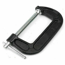 Abrazadera en C de hierro resistente de 4 pulgadas, tornillo de banco para trabajos de metal, carpintería, mantenimiento, abrazadera en G, hogar