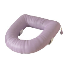 Rehausseur de siège de toilette avec revêtement rembourré en cuir PU 8 cm