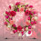 Pink Artificial Flower Wreath 18-20 inch 2