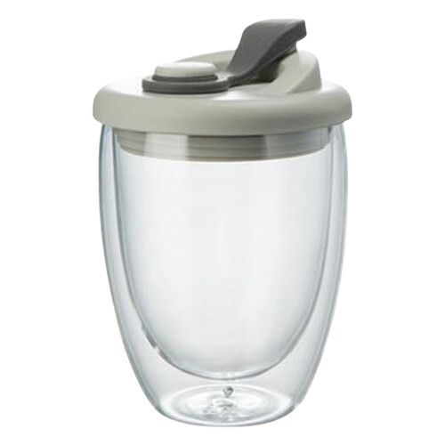 Κούπες από διαφανές γυαλί με μόνωση, 250/350/450ml, διπλού τοιχώματος, χωρίς διαρροές,