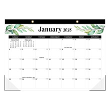 Wandkalender 2026 – 12 Monate mit viel Schreibfläche, dickem Papier, hervorgehobenen Feiertagen, elegantem minimalistischem Design, einfache