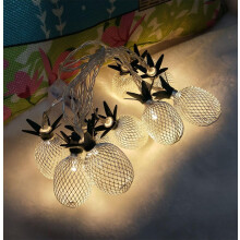 Pineapple String Lights, LED Fairy Lights USB Powered for Party Wedding Christmas Birthday Decorations