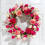 Pink Artificial Flower Wreath 18-20 inch 4