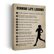 Affiches murales inspirantes pour les coureurs de marathon, les athlètes, le salon, la salle de jeux, la chambre, la chambre de fille, la salle de
