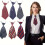 Γυναικείες Ριγέ Ρυθμιζόμενες Γραβάτες Elegant3pcs - Ματ Φινίρισμα, Ιδανικές για 2