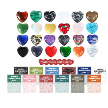 Valentines Day Gem Gifts for Kids - 24 Pack Prefilled